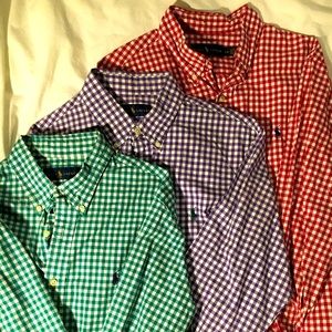 Bundle of Polo Ralph Lauren Gingham Shirts